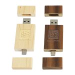 Customized Logo Maple Walnut Wooden Otg USB Memory Stick 2.0 3.0 8GB 16GB 32GB Cle USB Wood Otg Usb Flash Drive