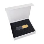 Hottest Personalized Led Light up Glass USB Memory Stick High Speed 2.0  Linen USB Box Photography Wedding USB Flash Drive - Image 6