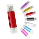OTG Pendrive 64GB 32GB 16GB USB Flash Drive for Tablet PC Smart Phone USB 2.0 3.0 Flash Drive 128GB 256GB Metal Pen Drives