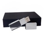 Hot Seller Led Glass Light up Usb Drive with Linen Box 8GB 16GB 32GB 64GB Custom 2.0 3.0 Usb Flash Drive Manufacturer Usb Flash - Image 6