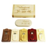 Hot Sale Gift Wooden Box Usb 2.0 3.0 Flash Drive 32GB 64GB 4GB 2GB 8GB 16GB Pen Drive Memory Stick Pendrive Custom Logo - Image 3
