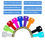 Customized Logo Metal Key USB Flash Drive 2.0 2GB 4GB 8GB 16GB 32GB Pen Drive Waterproof Flash Memory Stick USB Device - Image 2