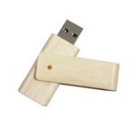 Wooden Swivel USB Flash Drive/promotional Wood Twister 2.0 USB Stick/ Wedding Business Gift Rotating Wood USB Pen Drive - Image 6