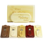 Maple Walnut Bamboo Oval Shaped Wooden Usb Flash Memory 2.0 3.0 8GB 16GB 32GB 64GB Thumb Drive Customised logo Wood Memory Flash - Image 2
