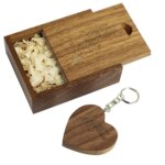 Cool Gadgets Wedding Gift Wooden Usb Drives 2.0 3.0 4gb 8Gb 16Gb 32Gb 64 Gb Flash Disk Wood Heart Shape Wooden Usb Stick