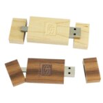 Customized Logo Maple Walnut Wooden Otg USB Memory Stick 2.0 3.0 8GB 16GB 32GB Cle USB Wood Otg Usb Flash Drive - Image 4