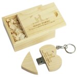 Anniversary Wedding Photography Gift Custom Wooden Heart Usb Pen Drive with Box 2.0 3.0 16GB 32GB 64 GB Wood Usb Flash Disk - Image 6