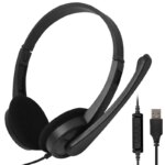 Factory Wholesale Price USB Wired Office Business Headsets Call Center Computer Headphone for PC/Laptop/Smartphone/Tablet - Image 5