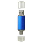 Custom Logo Otg Pen Drive Usb 2.0 3.0 4GB 8GB 16GB Pendrive 32GB 64GB 2 in 1 Type C Usb Flash Drive 128GB Memory Stick