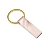 New Gold Finished Metal USB Flash Drive 3.0/2.0 with Free Logo Printing 3-Year Warranty for Promotion Gifts - Image 2