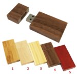 Wedding Gift Rectangle Wooden Promotional Usb Flash Drive 2.0 3.0 8GB 16GB 32GB 64GB Personalized Wood Flash Drive Usb - Image 2