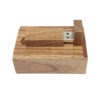 Factory Price Custom logo Wedding Gift USB 2.0 16gb 32gb 64 Gb Pen Drive Memory Sticks Wooden USB Flash Drive with Wood Box - Image 5