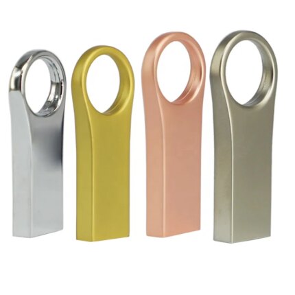 New USB 2.0 Key Ring USB Memory Stick Best Customised logo 32GB 64GB 128GB Pen Drive 8GB 16GB Mini Design Metal Usb Flash Drive