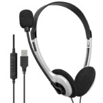 Hot Sale High Quality Customized Wire Headsets Free Rotation Microphone USB Plug Headphones Gaming Music DJ Earbuds IPX-4