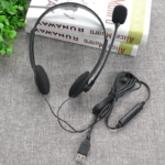 Factory Wholesale Bulk Cheap USB Wired Headphones Volume Control Mute DJ Music Customized IPX-4 Waterproof Earphones Built-In - Image 5