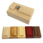 Wooden Rectangle USB 2.0 128GB U Disk 2 Gb 4GB 8GB 16GB Memory Stick 32GB Pen Drive 64GB Flash Drive Free Logo Memorias Usb