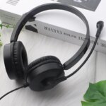 Top Selling Wired Stereo Call Center Headset Noise Cancelling Headphones With USB Microphone Telephone Headsets for Computer - Image 3