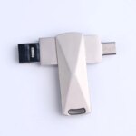 Corporate Gifts Gadget New Metal 3 in 1 Usb c Flash Drive High Speed Usb 2.0 3.0 Personalized logo Type C Otg Flash Drive - Image 2