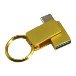 New Style Mini Metal 32GB USB Flash Drives USB2.0 3.0 16GB 128GB 4GB 64GB Dual Otg Type-c Pendrives U Disk for Phones Computers