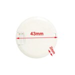 Customised Super Plastic Casing Card USB Flash Drive Pen Drive 4GB 8GB 32GB 64GB 43mm Diameter Round Card Model Usb Stick - Image 2