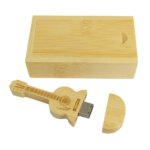 Wood Box Wooden USB Flash Drive Pen Drive 1GB 8GB 16GB 32GB 64GB Guitar Wood Pendrive Customised Gifts Low Price High Quality - Image 2