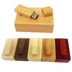Photography Wedding Gifts Personalized Logo Wooden USB Gift Box USB Flash Drive 2.0 3.0 16GB 32GB 64GB Pendrive USB Stick Wood