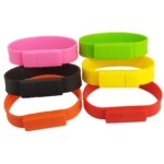 Personalized Silicone Wristband Custom Pen Drives Usb 2.0 1GB 2GB 4GB 8GB 16GB Flash Memory Bracelet Bulk Usb Thumb Drive - Image 2