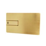 Custom logo Metal Usb Card Corporate Gifts Credit Card Pendrive Aluminium Alloy High Speed Business Metal Card Flash Usb Drive - Image 3