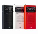 AM/FM Mini Radio Battery Operated Portable Pocket Radio AM FM Transistor Radio Telescopic Antenna with Speaker for Elder