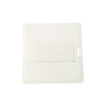 White Plastic Card 40 X 40mm Card Customized Design Logo Business Usb Flash Pen Drive Stick 4GB 8GB 16GB 32GB Wedding Gifts - Image 4