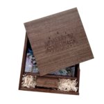 China Factory Bulk Wholesale Usb Pendrive Gifts Customized logo Advertising High Speeds Wooden Usb  with Photo Box Flash Memory - Image 3