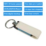 Wholesale Custom Logo Leather Usb 2.0 Flash Drive Bulk Cheap Flash Memory Usb Stick Pendrive 4gb 8gb 16gb 32gb Pen Drive - Image 2