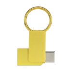 Super Mini Size Keyring Metal Type c Otg Usb Thumb Drive 2.0 3.0 8GB 16GB 32GB 64GB Personalized logo Usb-c Double Port Usb Otg - Image 6