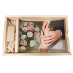 Wedding Wood Box for Photos and Usb Flash Stick Custom 2.0 3.0 8GB 16GB 32GB 64GB Memory Flash Drive for Wedding Usb Photo Stick - Image 3