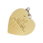 Wedding Gifts Keychain Wooden Heart Memoria Flash Usb 2.0 3.0 8GB 16GB 32GB 64GB Personalised logo Usb Pen Drive - Image 4
