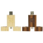 High Quality 2 in 1 Type C Usb Flash Drive 2.0 3.0 Wooden Pendrive 4GB 8GB 16GB 32GB 64GB 128GB Wood Pen Drive Usb Flash Drive - Image 4