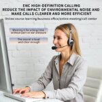 Wholesale Headphones USB Wired Business Student Exam Operator Head-Mounted USB Headset Computer PC Headphones With Microphone - Image 5