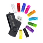 Personalised Usb Flash Drive 2.0 Memory Stick 128MB 256MB 512MB Pen Drive Swivel Memorias Usb Stick 1GB-64GB Rotating Pendrive - Image 3