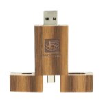 Customized Logo Maple Walnut Wooden Otg USB Memory Stick 2.0 3.0 8GB 16GB 32GB Cle USB Wood Otg Usb Flash Drive - Image 3