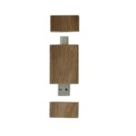 Eco-Friendly Custom Logo Wood Walnut Maple Type C USB 2.0 3.0 Pen Drive OTG USB-C Flash Drive 16GB 32GB 64GB Flash Memory - Image 2