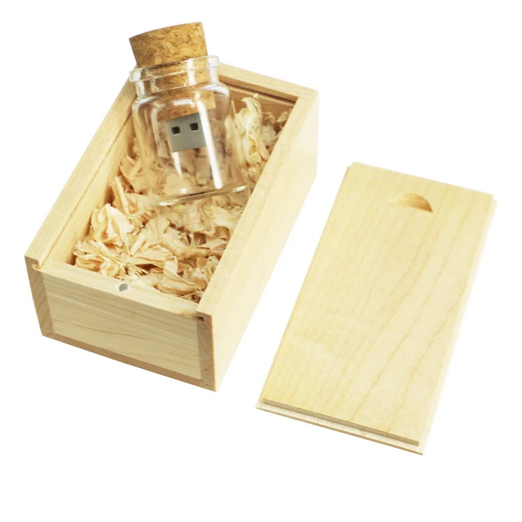 H564ccb09b8cd45e381ba152a08a78363b Personalised Wood Cork Bottle USB Stick Flash Drive 2.0 3.0 4G 8G 16GB 32GB Wishing Bottle Pendrive Drift Box Flash Memory Stick - Image 1