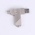 2025 Portable Reusable 8GB 16GB 32GB 64GB 128GB OTG 3in1 4 En 1 Usb Pen Drive Customizable Metal Swivel 2.0 3.0 Memorias Usb - Image 4