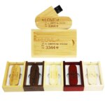 Custom Logo Wooden Gift Usb Flash Drive 2.0 3.0 Swivel Wood Pen Drive 2GB 4GB 8GB 16GB Pendrive 32GB 64GB 128GB Flash Memory - Image 3