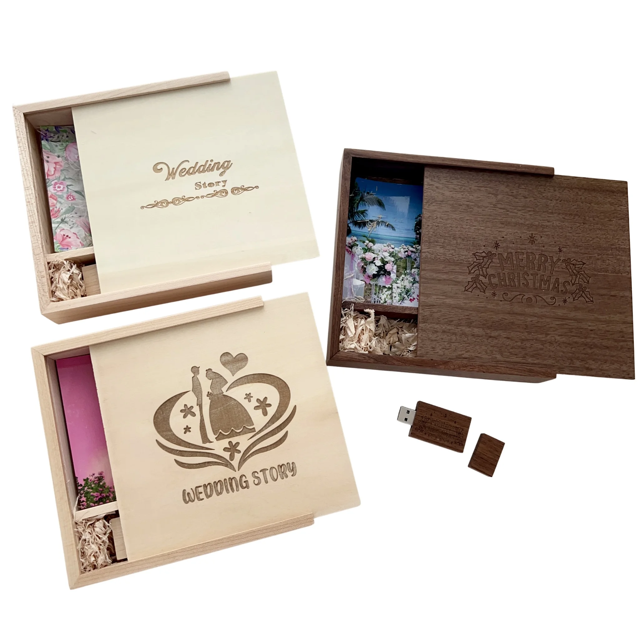 H5a5b8584d9d744ea9f123bc6e84b194fx Custom Logo Gift Wooden Box Usb 2.0 3.0 Wood Pen Drive 4GB 8GB 16GB 32GB Pendrive 64GB 128GB Usb Flash Drive Memory Usb - Image 1