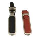 China Manufacturer Wholesale Low Prices Usb Flash Drive 2.0 512 Mb 4gb 8gb 16gb Metal Leather Usb Flash Keys with Customized