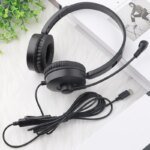 Professional Over-Ear Type C Wired Audio Call Center Headset Noise Cancelling Headphone With Mic and Mute for Video Conference - Image 3