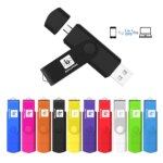 New Custom Logo USB Flash Drive Otg Type C Pen Drive 128GB 64GB 32GB 16GB 8GB 4GB USB Stick 2.0 Pendrive for Smartphones