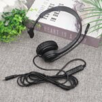 Superior Quality Type C Wired Single Ear Telephone Headsets Headphones With ENC Noise Cancellation Microphone for Contact Center - Image 2