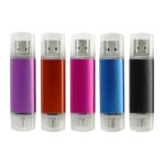 Bulk Price Personalised 2 in 1 Otg Usb Flash Drive 2.0 3.0 4gb 8gb 16gb 32gb 64gb Pendrive Memory Stick Custom Thumb Drive - Image 2