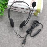 In Stock Usb Wired Headsets with Mic Volume Control High Quality Sound for Airline Education Gaming Personalized Headphones Wire - Image 3